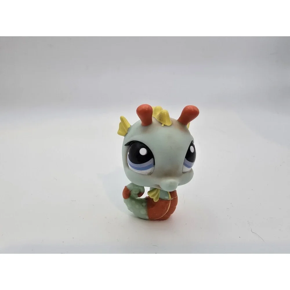 SEAHORSE #1566 Authentic Littlest‎ Pet Shop - Hasbro LPS Blue